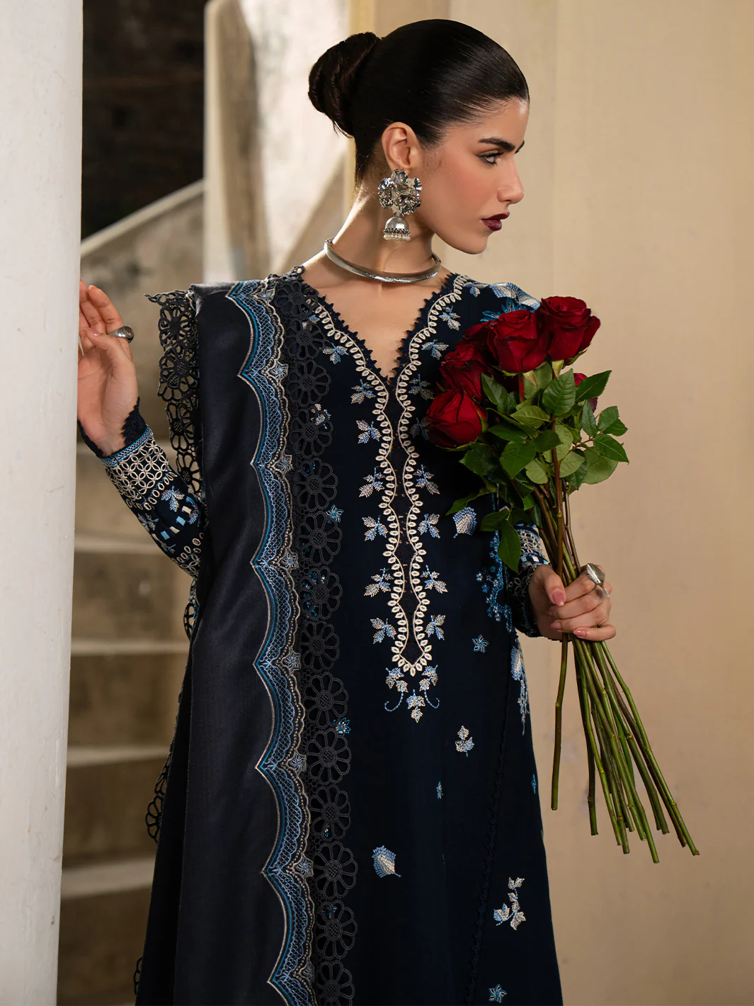 62-B | 3 PC Khaddar - Image 2