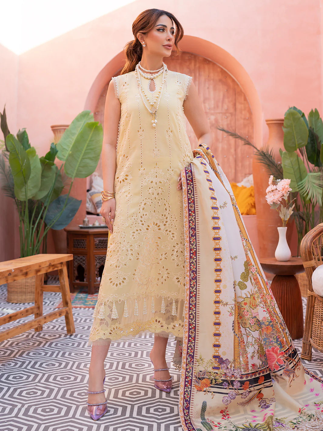 906-B | Three Piece Unstitched